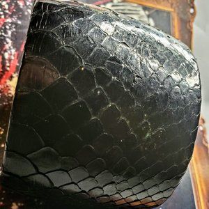 Ted Rossi Snakeskin Cuff Braclet